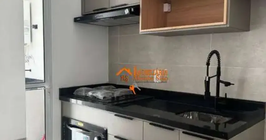 Apartamento com 2 dormitórios para alugar por R$ 4.102/mês - Vila Augusta - Guarulhos/SP
