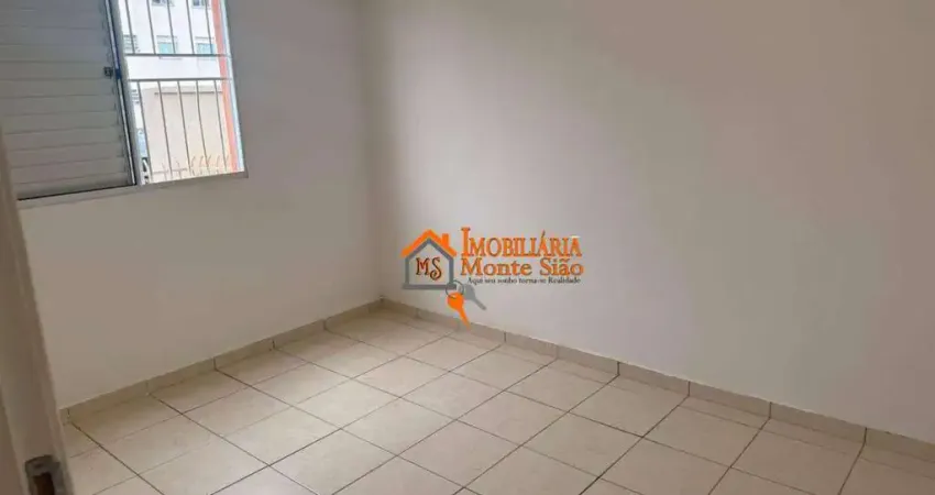 Apartamento com 2 dormitórios, 48 m² - venda por R$ 175.000,00 ou aluguel por R$ 1.068,00/mês - Vila Sadokim - Guarulhos/SP
