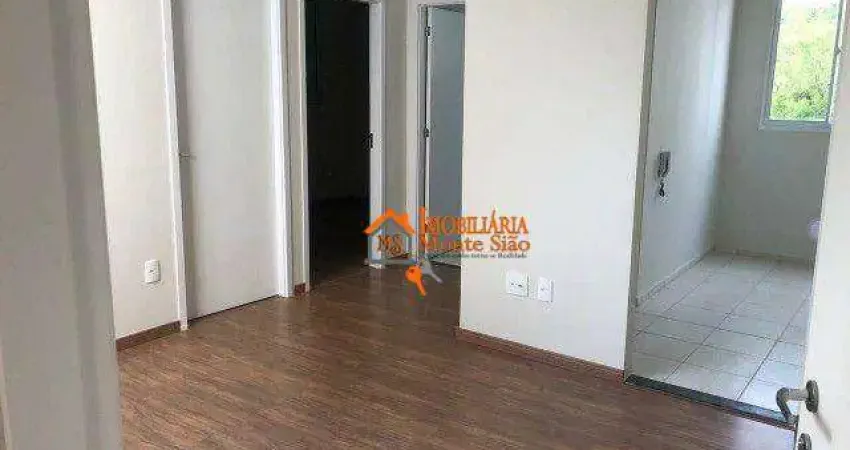 Apartamento com 2 dormitórios para alugar, 42 m² por R$ 1.541,00/mês - Parque Primavera - Guarulhos/SP