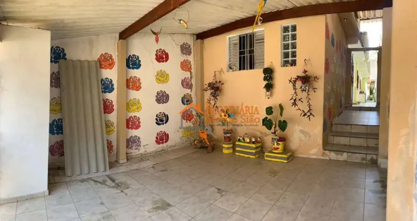 Casa com 2 dormitórios para alugar, 80 m² por r$ 700,00/mês - cidade soberana - guarulhos/sp