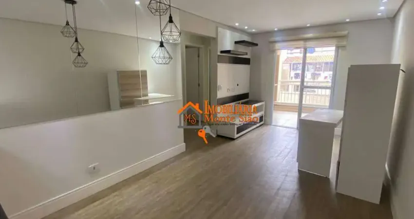 Apartamento com 3 dormitórios à venda, 70 m² por r$ 490.000,00 - jardim são judas tadeu - guarulhos/sp