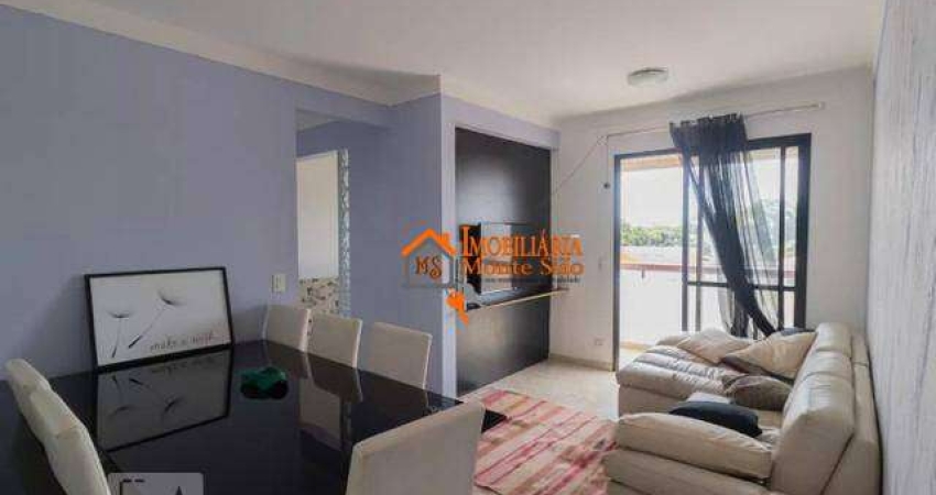 Apartamento com 3 dormitórios à venda, 70 m² por R$ 550.000,00 - Macedo - Guarulhos/SP