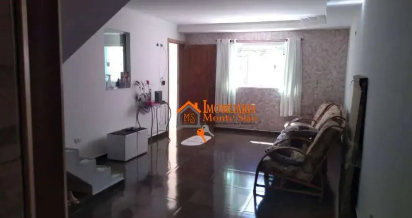 Sobrado com 3 dormitórios à venda, 123 m² por R$ 689.000,00 - Parque Flamengo - Guarulhos/SP