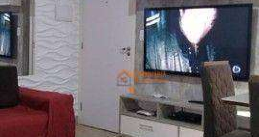 Apartamento para compra no Condominio Parque Santa Clara com 2 dormitórios à venda, 56 m² por R$ 233.000 - Vila Alzira - Guarulhos/SP