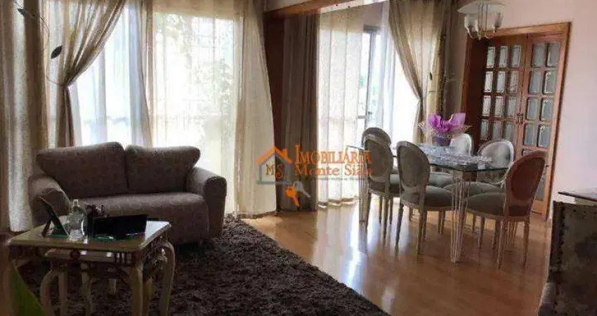 Apartamento com 3 dormitórios à venda, 150 m² por R$ 742.000,00 - Gopoúva - Guarulhos/SP
