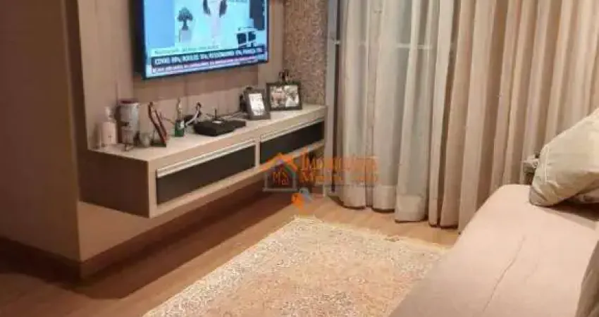 Apartamento com 3 dormitórios à venda, 65 m² por R$ 511.000,00 - Ponte Grande - Guarulhos/SP