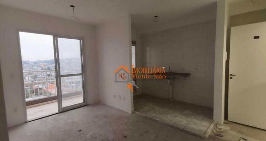 Apartamento com 2 dormitórios à venda, 55 m² por R$ 360.000,00 - Vila Galvão - Guarulhos/SP