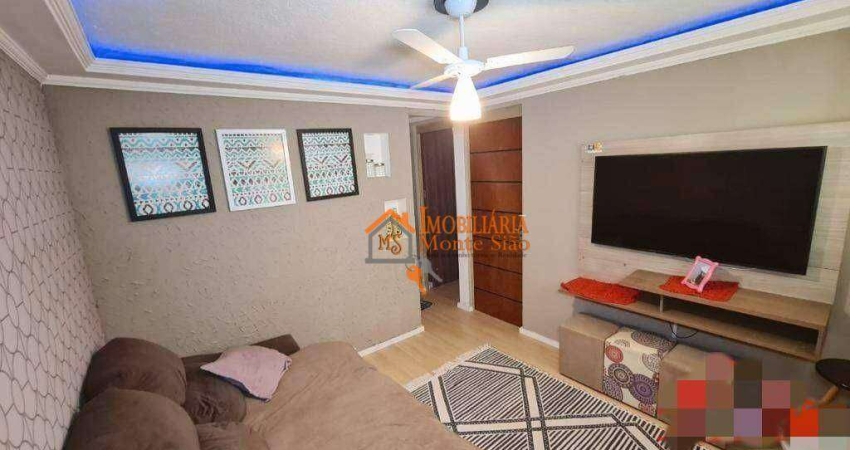 Apartamento com 2 dormitórios à venda, 47 m² por R$ 187.000,00 - Cidade Tupinambá - Guarulhos/SP