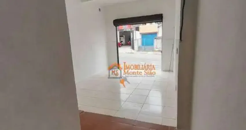 Salão para alugar, 30 m² por r$ 1.320,00/mês - jardim nova taboão - guarulhos/sp