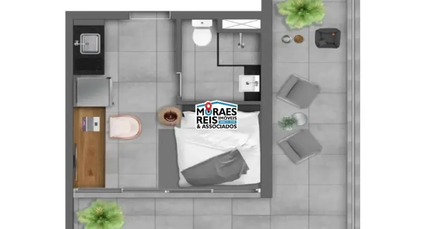 Apartamento com 1 quarto à venda na Avenida Santo Amaro, 5200, Brooklin, São Paulo