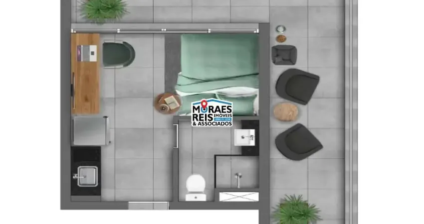Apartamento com 1 quarto à venda na Avenida Santo Amaro, 5200, Brooklin, São Paulo