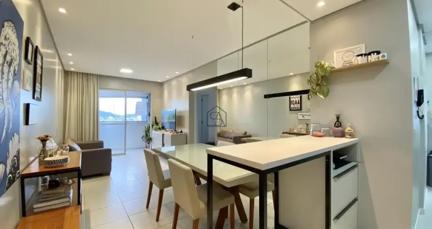 Apartamento semi mobiliado com 02 quartos sendo 01 suíte localizado no Jardim Cidade - São José - SC.
