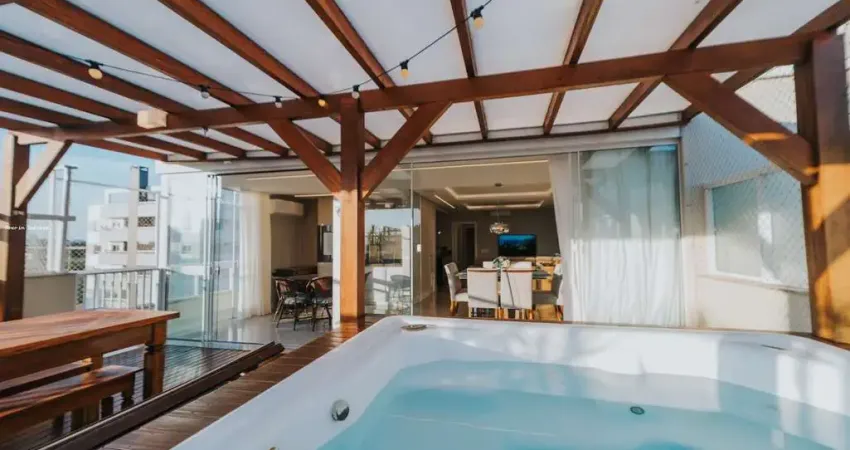 Cobertura para venda em florianópolis, abraão, 3 dormitórios, 1 suíte, 3 banheiros, 2 vagas