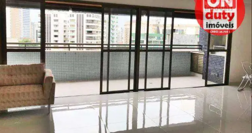 Apartamento com 4 quartos para alugar, 212 m² por r$ 17.500/mês - boqueirão - santos/sp