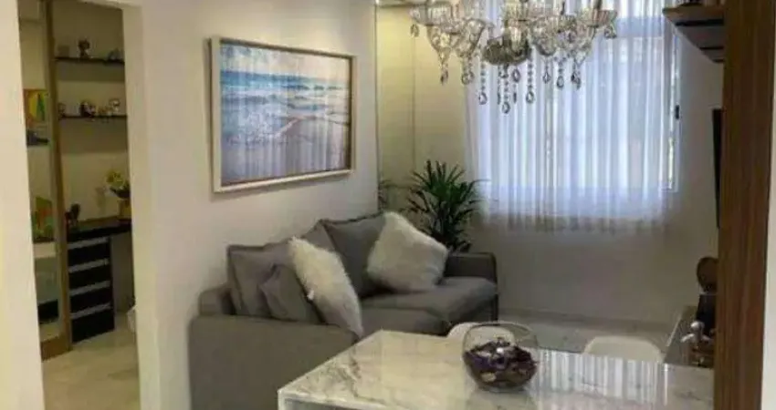 Apartamento com 2 dormitórios à venda, 47 m² por R$ 289.000,00 - Catiapoã - São Vicente/SP