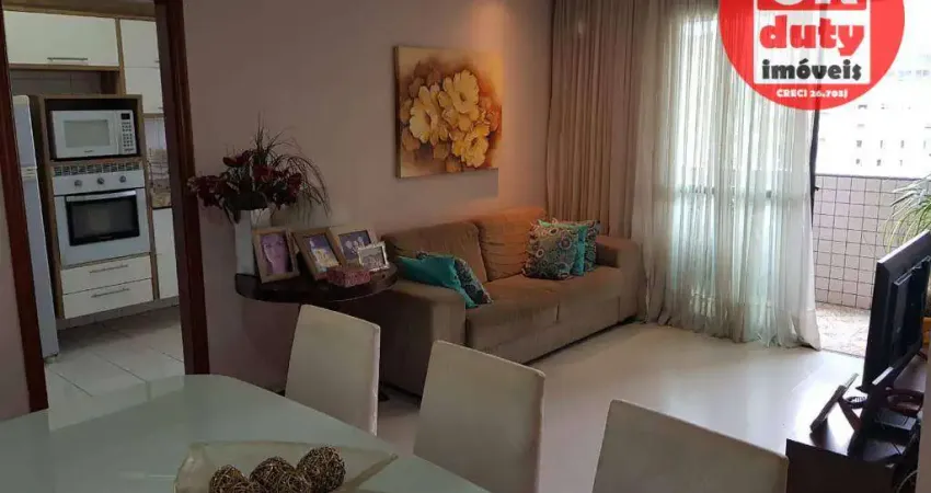 Apartamento  à venda, 77 m² por R$ 650.000 - Encruzilhada - Santos/SP