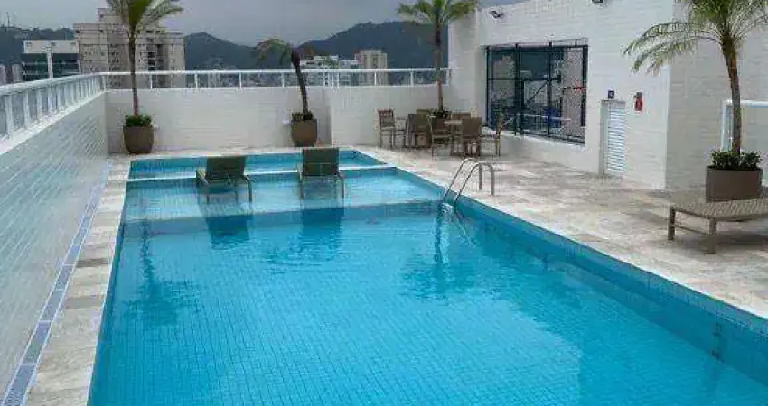 Apartamento com 2 quartos para alugar, 70 m² por R$ 5.900/mês - Boqueirão - Santos/SP