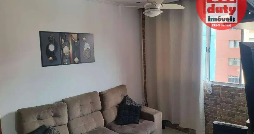 Apartamento com 2 dormitórios à venda, 64 m² por r$ 220.000,00 - saboó - santos/sp