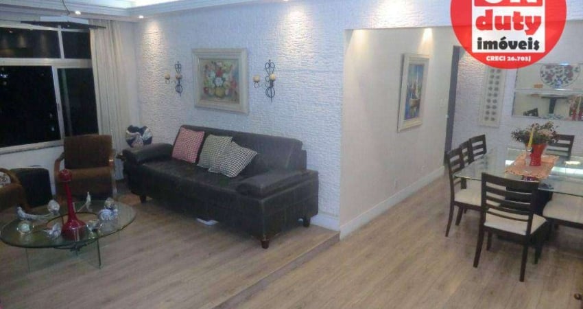 Apartamento com 3 dormitórios à venda, 145 m² por R$ 780.000,00 - Aparecida - Santos/SP