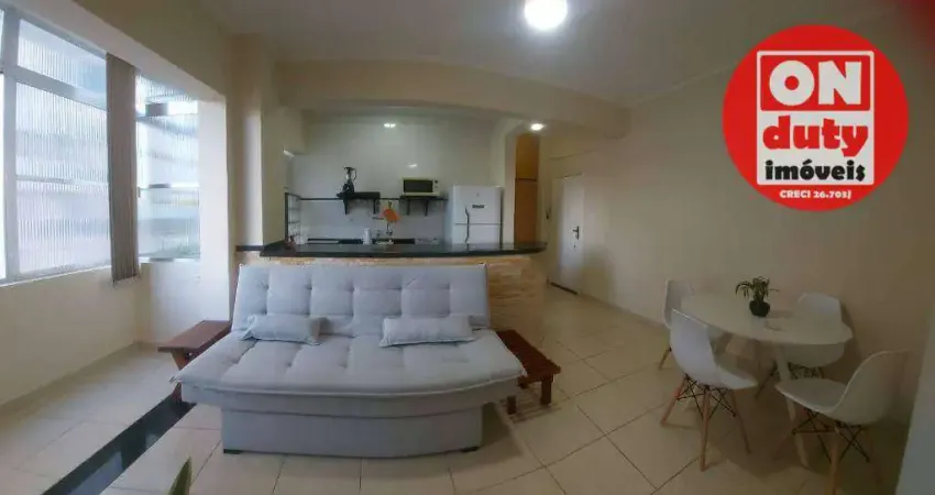 Apartamento com 1 quarto por r$ 3.500/mês - josé menino - santos/sp