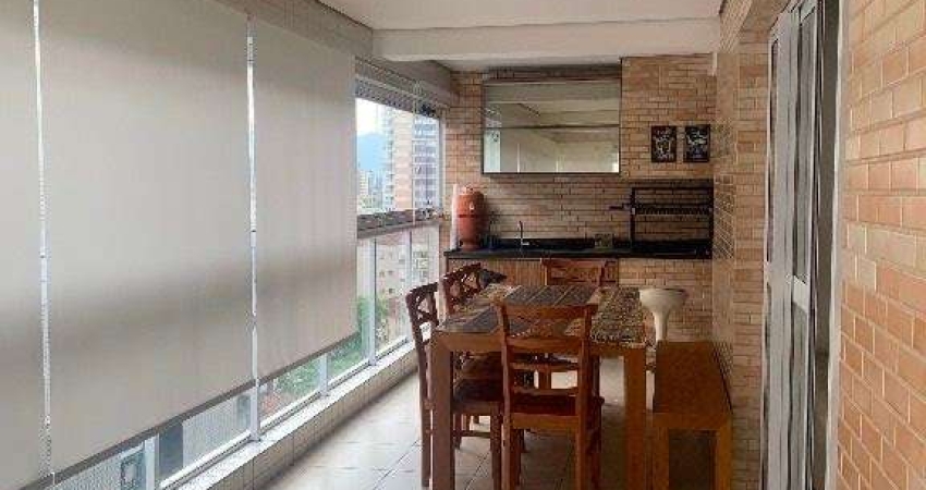 Apartamento para alugar, 109 m² por R$ 6.500,00/mês - Gonzaga - Santos/SP