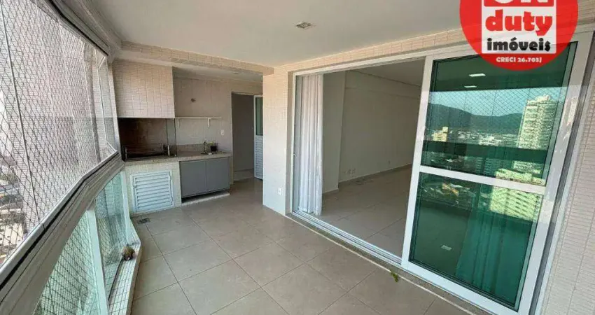 Apartamento para alugar, 135 m² por r$ 8.800,00/mês - ponta da praia - santos/sp