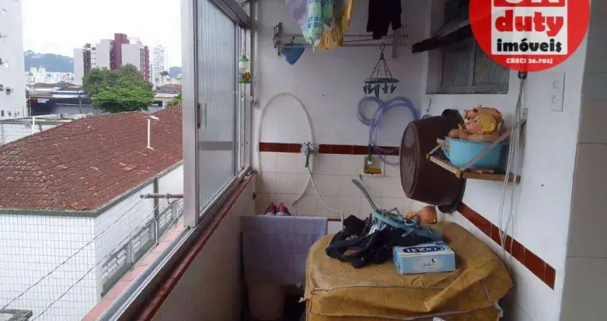 Apartamento com 2 dormitórios à venda, 72 m² por r$ 320.000,00 - vila matias - santos/sp