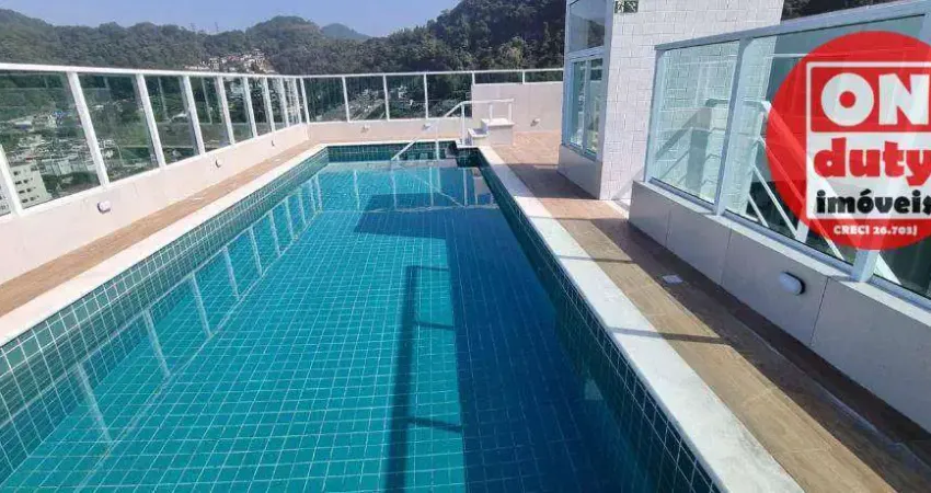 Apartamento com 2 dormitórios à venda, 55 m² por r$ 500.000,00 - marapé - santos/sp