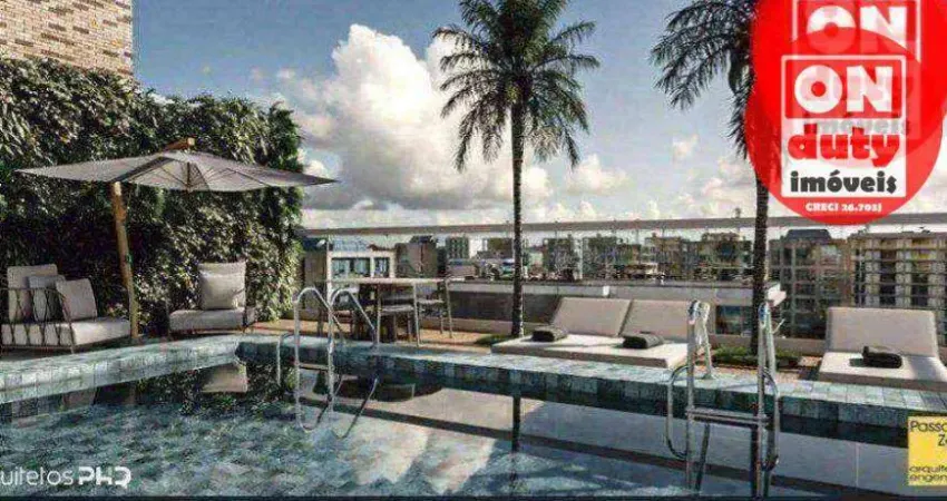 Apartamento com 2 quartos à venda, 81 m² por R$ 980.000 - Aparecida - Santos/SP