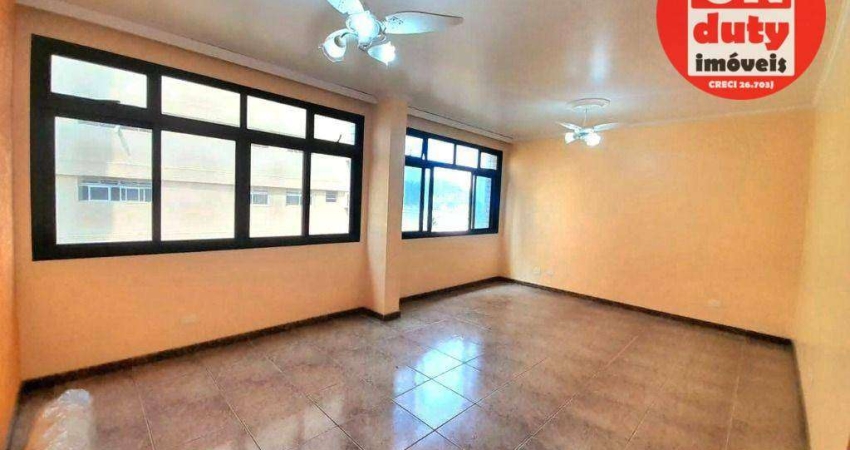 Apartamento para alugar, 130 m² por R$ 6.300,00/mês - José Menino - Santos/SP