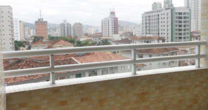 Apartamento para alugar, 95 m² por R$ 4.500,00/mês - Pompéia - Santos/SP