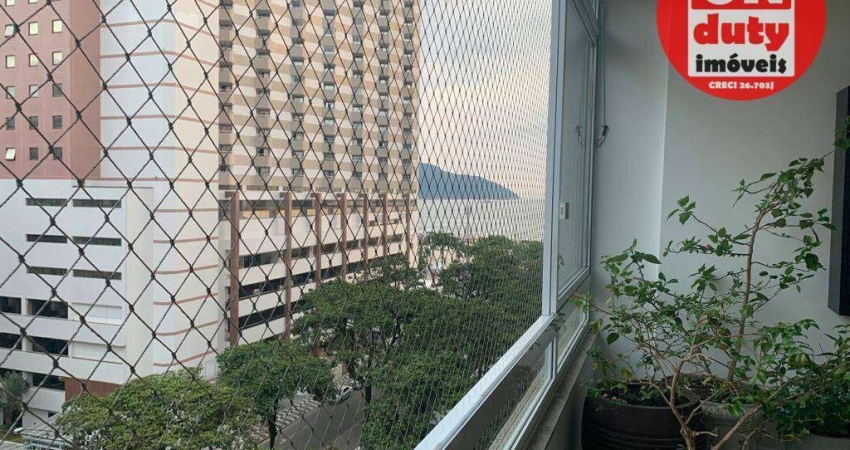 Apartamento com 3 dormitórios à venda, 137 m² por R$ 910.000,00 - Boqueirão - Santos/SP