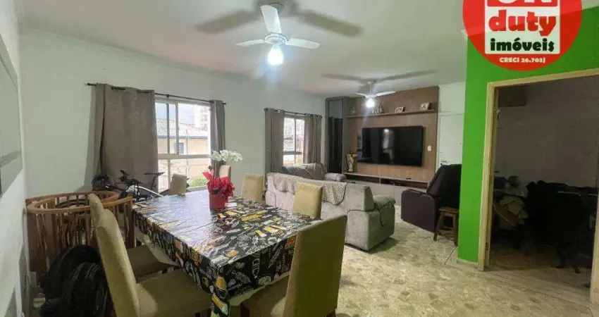 Apartamento  para alugar, 130 m² por R$ 4.500/mês - Gonzaguinha - São Vicente/SP