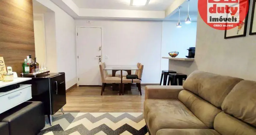 Apartamento com 2 dormitórios à venda, 72 m² por R$ 769.000,00 - José Menino - Santos/SP