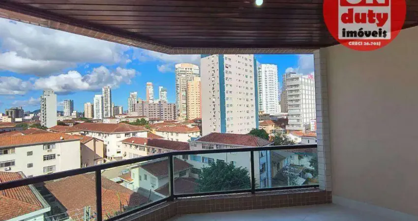 Apartamento com 3 quartos à venda, 168 m² por R$ 1.490.000 - Boqueirão - Santos/SP