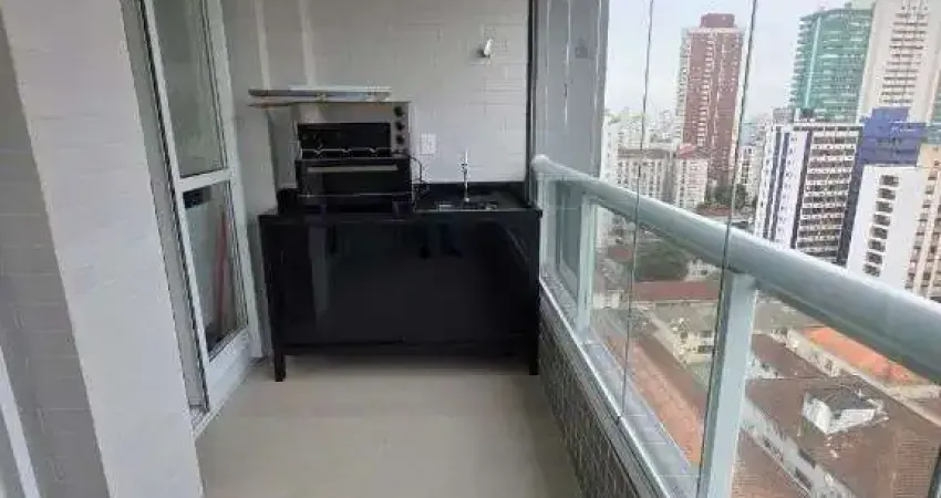 Apartamento com 1 quarto para alugar, 55 m² por r$ 5.015/mês - boqueirão - santos/sp