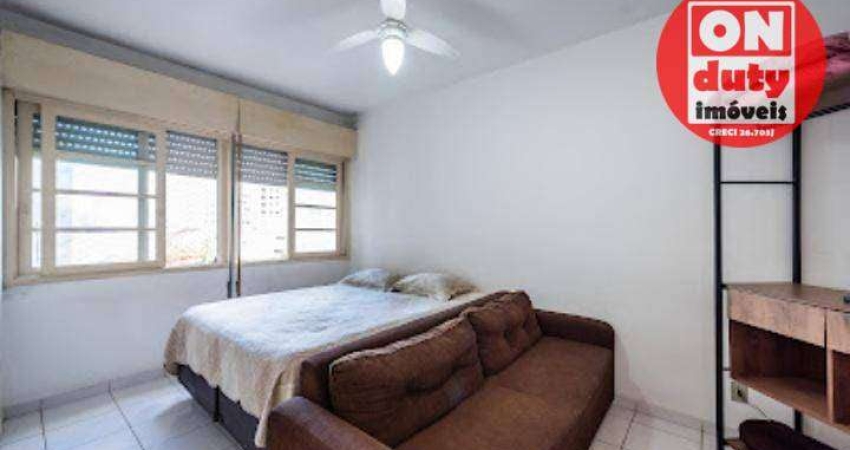 Kitnet para alugar, 31 m² por R$ 2.400/mês - Embaré - Santos/SP
