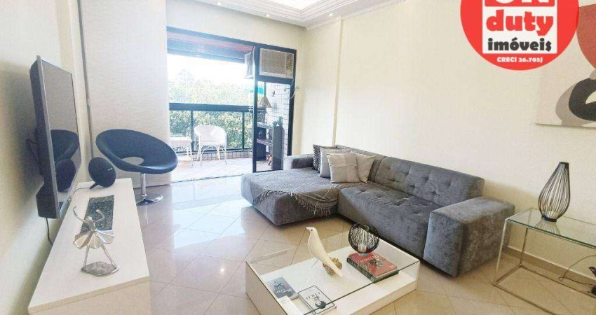 Apartamento com 3 quartos, 145 m² - venda por R$ 1.500.000 ou aluguel por R$ 8.000/mês - Aparecida - Santos/SP