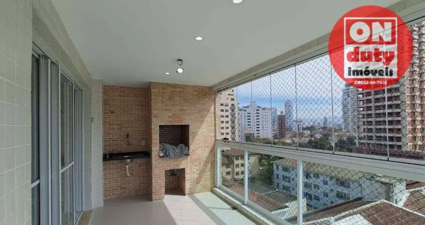 Apartamento com 3 quartos para alugar, 119 m² por r$ 10.500/mês - ponta da praia - santos/sp