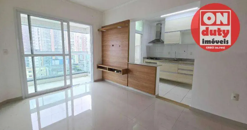 Apartamento com 1 quarto, 47 m² - venda por R$ 720.000 ou aluguel por R$ 4.800/mês - Embaré - Santos/SP