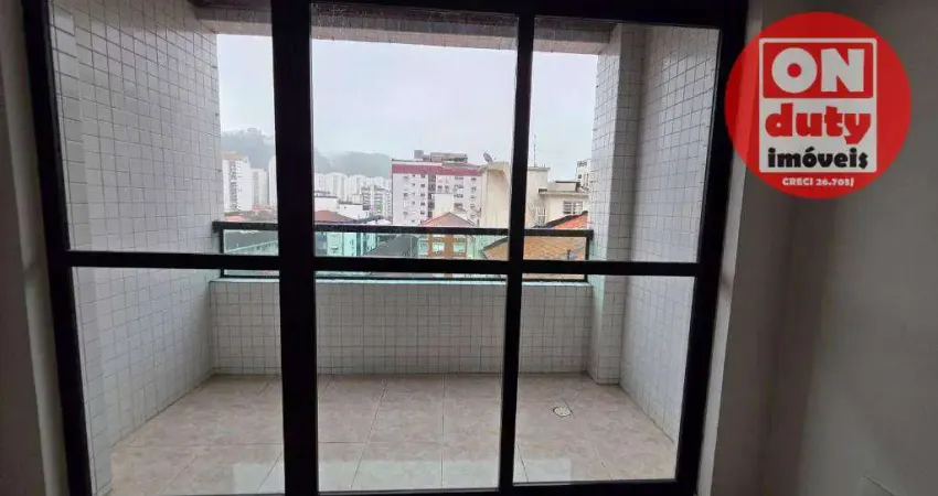 Apartamento com 2 dormitórios, 110 m² - venda por r$ 495.000,00 ou aluguel por r$ 3.600,00/mês - campo grande - santos/sp