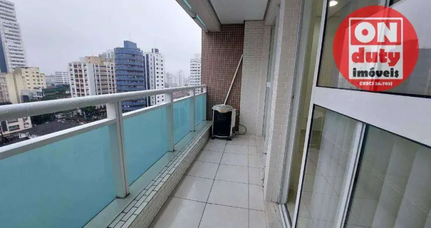 Sala para alugar, 44 m² por r$ 3.650,00/mês - boqueirão - santos/sp