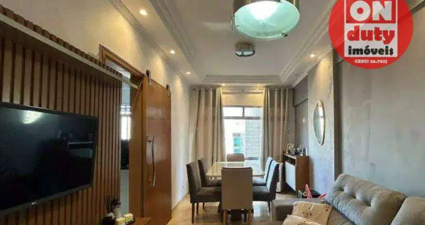 Apartamento à venda, 124 m² por r$ 565.000,00 - campo grande - santos/sp