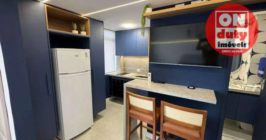 Kitnet à venda, 30 m² por r$ 490.000,00 - josé menino - santos/sp