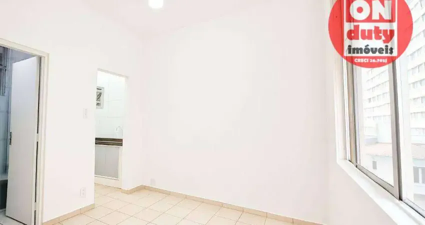 Kitnet / Stúdio à venda na Avenida Doutor Epitácio Pessoa, Embaré, Santos