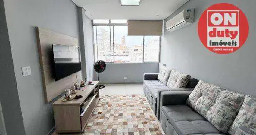 Apartamento à venda, 40 m² por r$ 500.000,00 - gonzaga - santos/sp