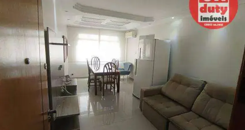Apartamento com 2 dormitórios para alugar, 72 m² por r$ 2.500,00/mês - ponta da praia - santos/sp