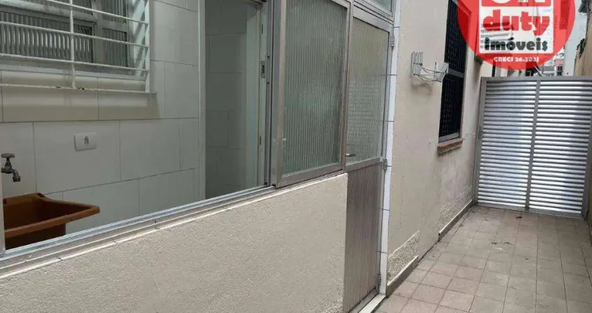 Apartamento com 1 dormitório para alugar, 54 m² por r$ 2.000,00/mês - gonzaga - santos/sp
