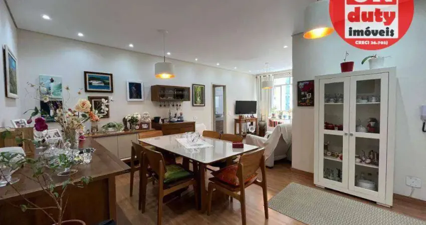 Apartamento com 3 dormitórios à venda, 113 m² por r$ 1.100.000,00 - gonzaga - santos/sp