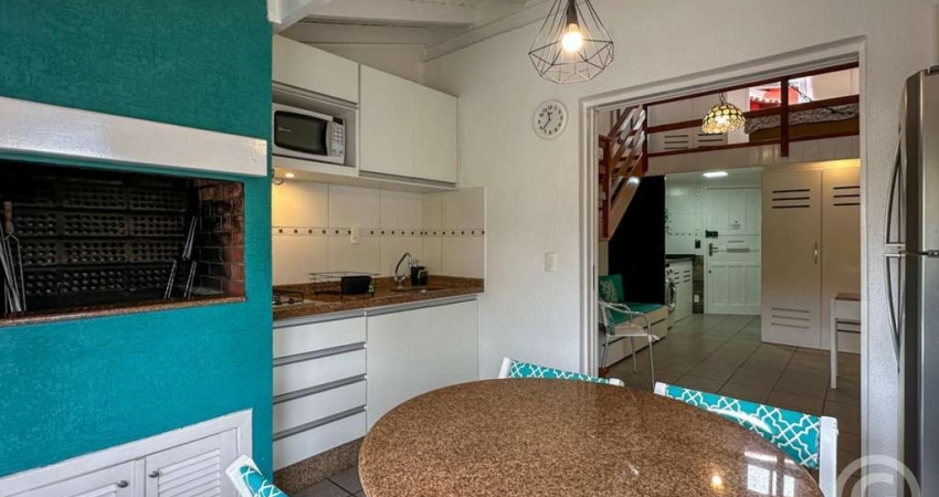 Seu próximo lar em Jurerê: apartamento mobiliado com vista para o mar